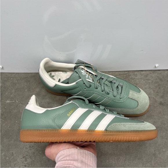 adidas Samba OG Silver Green Gum - Picture 8 of 10